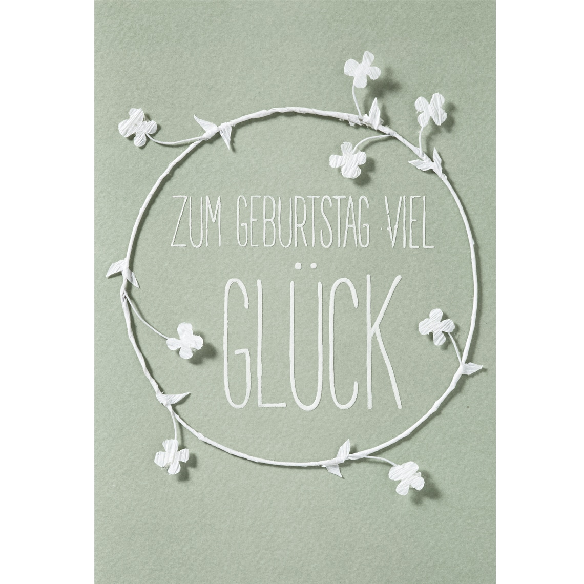 Punkte Karte "zum Geburtstag viel Glück" Mario Burkhard Intérieur et