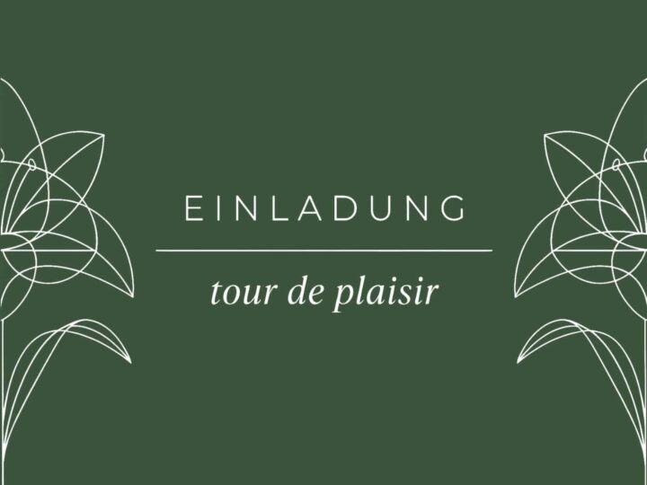 Tour de Plaisier – diesen Samstag 30.5.26